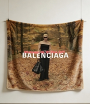Balenciaga Neon Samurai Armor Flannel Throw Blanket for Sofa Couch Wall Decor BA111